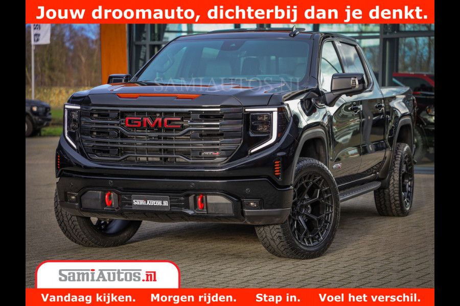 GMC Sierra AT4 6.2 V8 | Prijs Compleet met Garantie en Lpg en Rijklaarmaak kosten | Dubbele Cabine met Royale 5 Zitplaatsen | BPM vrij | Nu Leverbaar uit Voorraad | Voorraad Nr 2240 -  8364 |