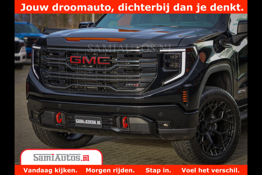 GMC Sierra AT4 6.2 V8 | Prijs Compleet met Garantie en Lpg en Rijklaarmaak kosten | Dubbele Cabine met Royale 5 Zitplaatsen | BPM vrij | Nu Leverbaar uit Voorraad | Voorraad Nr 2240 -  8364 |