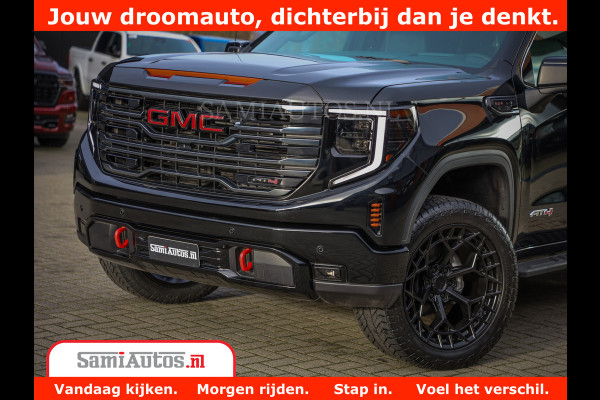 GMC Sierra AT4 6.2 V8 | Prijs Compleet met Garantie en Lpg en Rijklaarmaak kosten | Dubbele Cabine met Royale 5 Zitplaatsen | BPM vrij | Nu Leverbaar uit Voorraad | Voorraad Nr 2240 -  8364 |