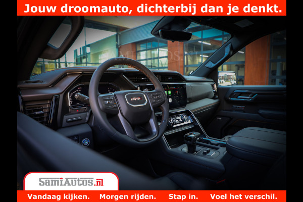 GMC Sierra AT4 6.2 V8 | Prijs Compleet met Garantie en Lpg en Rijklaarmaak kosten | Dubbele Cabine met Royale 5 Zitplaatsen | BPM vrij | Nu Leverbaar uit Voorraad | Voorraad Nr 2240 -  8364 |