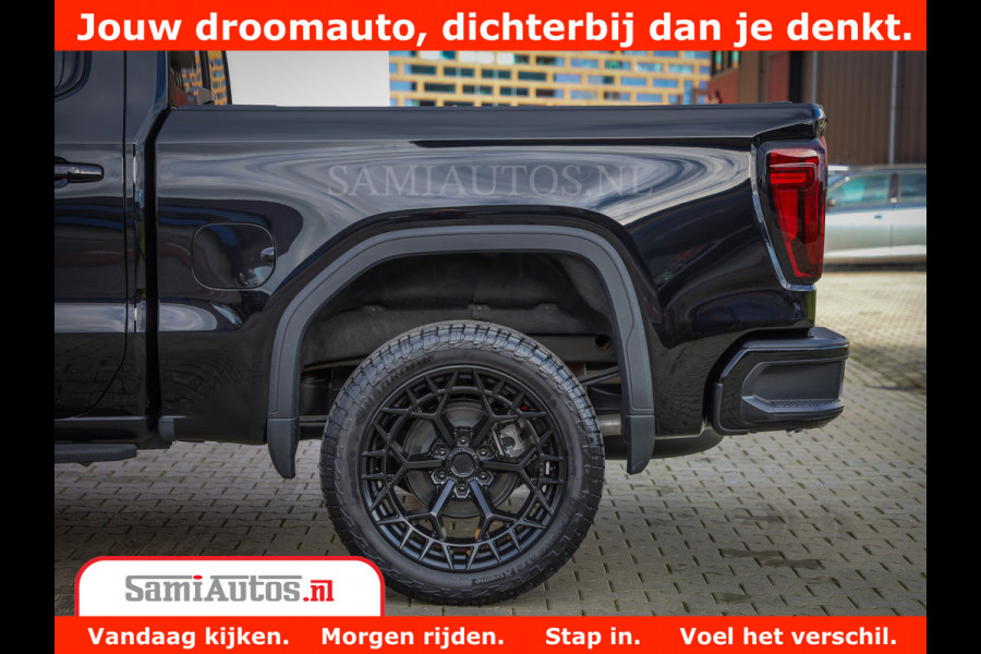 GMC Sierra AT4 6.2 V8 | Prijs Compleet met Garantie en Lpg en Rijklaarmaak kosten | Dubbele Cabine met Royale 5 Zitplaatsen | BPM vrij | Nu Leverbaar uit Voorraad | Voorraad Nr 2240 -  8364 |
