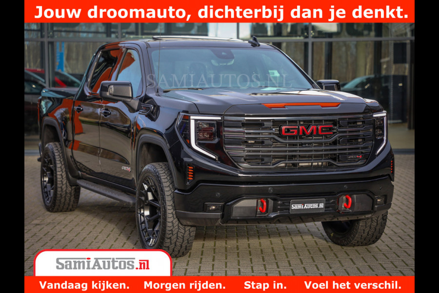 GMC Sierra AT4 6.2 V8 | Prijs Compleet met Garantie en Lpg en Rijklaarmaak kosten | Dubbele Cabine met Royale 5 Zitplaatsen | BPM vrij | Nu Leverbaar uit Voorraad | Voorraad Nr 2240 -  8364 |