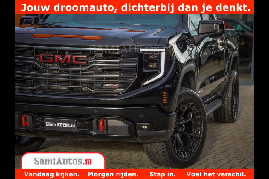 GMC Sierra AT4 6.2 V8 | Prijs Compleet met Garantie en Lpg en Rijklaarmaak kosten | Dubbele Cabine met Royale 5 Zitplaatsen | BPM vrij | Nu Leverbaar uit Voorraad | Voorraad Nr 2240 -  8364 |