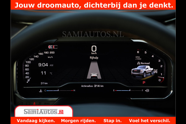 GMC Sierra AT4 6.2 V8 | Prijs Compleet met Garantie en Lpg en Rijklaarmaak kosten | Dubbele Cabine met Royale 5 Zitplaatsen | BPM vrij | Nu Leverbaar uit Voorraad | Voorraad Nr 2240 -  8364 |