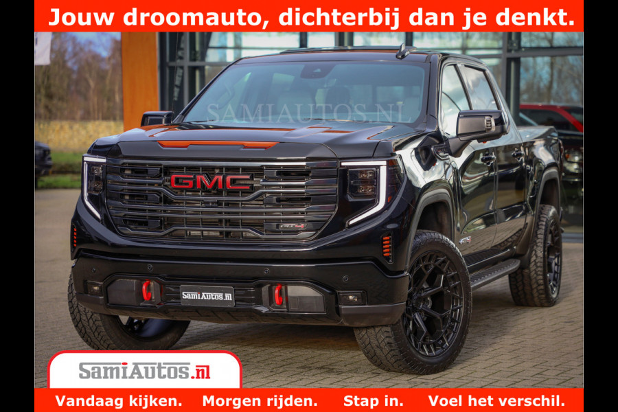 GMC Sierra AT4 6.2 V8 | Prijs Compleet met Garantie en Lpg en Rijklaarmaak kosten | Dubbele Cabine met Royale 5 Zitplaatsen | BPM vrij | Nu Leverbaar uit Voorraad | Voorraad Nr 2240 -  8364 |
