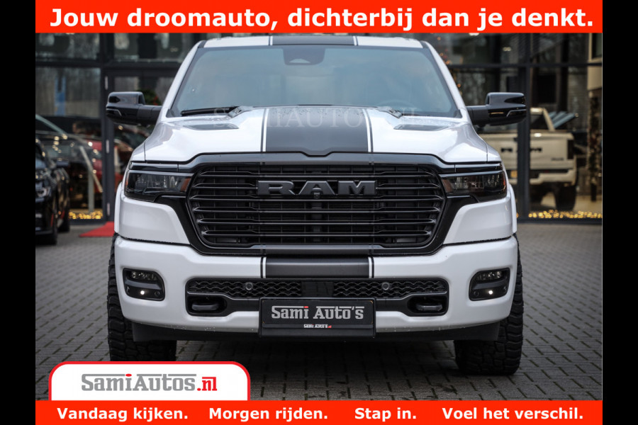 Dodge Ram 1500 Laramie Night | Face Lift | 420Pk 636 Nn | Extra Groot Scherm + Passagiers Scherm | Comfortabele Dubbele Cabine met Royale 5 Zitplaatsen | Nu Leverbaar uit Voorraad | Voorraad Nr 2223 - 5047