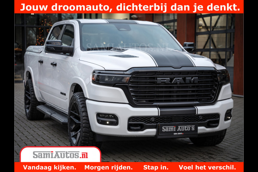 Dodge Ram 1500 Laramie Night | Face Lift | 420Pk 636 Nn | Extra Groot Scherm + Passagiers Scherm | Comfortabele Dubbele Cabine met Royale 5 Zitplaatsen | Nu Leverbaar uit Voorraad | Voorraad Nr 2223 - 5047