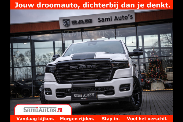 Dodge Ram 1500 Laramie Night | Face Lift | 420Pk 636 Nn | Extra Groot Scherm + Passagiers Scherm | Comfortabele Dubbele Cabine met Royale 5 Zitplaatsen | Nu Leverbaar uit Voorraad | Voorraad Nr 2223 - 5047