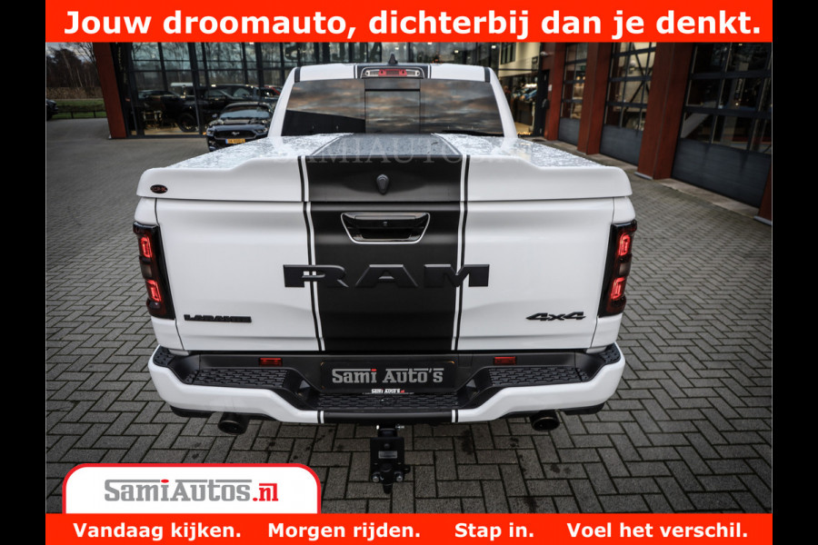 Dodge Ram 1500 Laramie Night | Face Lift | 420Pk 636 Nn | Extra Groot Scherm + Passagiers Scherm | Comfortabele Dubbele Cabine met Royale 5 Zitplaatsen | Nu Leverbaar uit Voorraad | Voorraad Nr 2223 - 5047