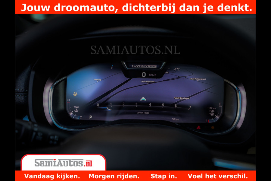 Dodge Ram 1500 Laramie Night | Face Lift | 420Pk 636 Nn | Extra Groot Scherm + Passagiers Scherm | Comfortabele Dubbele Cabine met Royale 5 Zitplaatsen | Nu Leverbaar uit Voorraad | Voorraad Nr 2223 - 5047
