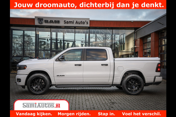 Dodge Ram 1500 Laramie Night | Face Lift | 420Pk 636 Nn | Extra Groot Scherm + Passagiers Scherm | Comfortabele Dubbele Cabine met Royale 5 Zitplaatsen | Nu Leverbaar uit Voorraad | Voorraad Nr 2223 - 5047
