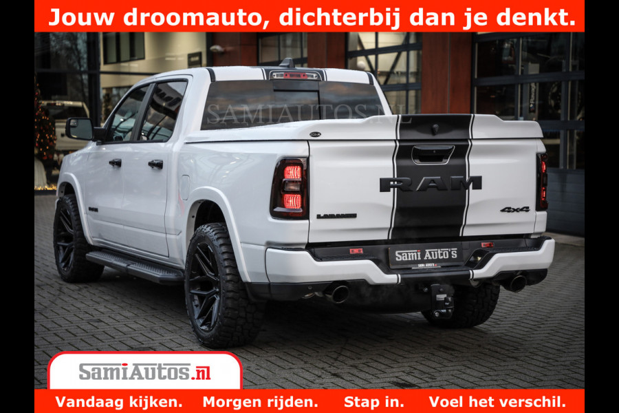 Dodge Ram 1500 Laramie Night | Face Lift | 420Pk 636 Nn | Extra Groot Scherm + Passagiers Scherm | Comfortabele Dubbele Cabine met Royale 5 Zitplaatsen | Nu Leverbaar uit Voorraad | Voorraad Nr 2223 - 5047