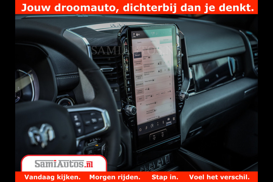 Dodge Ram 1500 Laramie Night | Face Lift | 420Pk 636 Nn | Extra Groot Scherm + Passagiers Scherm | Comfortabele Dubbele Cabine met Royale 5 Zitplaatsen | Nu Leverbaar uit Voorraad | Voorraad Nr 2223 - 5047