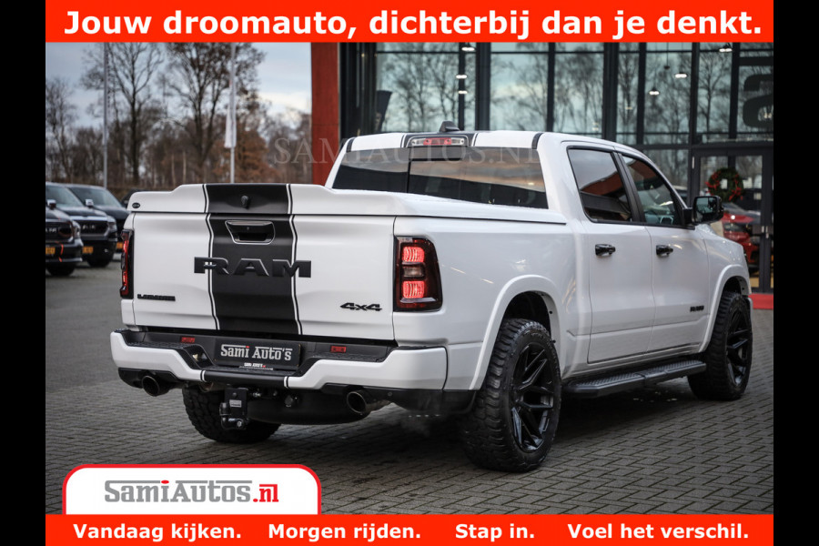 Dodge Ram 1500 Laramie Night | Face Lift | 420Pk 636 Nn | Extra Groot Scherm + Passagiers Scherm | Comfortabele Dubbele Cabine met Royale 5 Zitplaatsen | Nu Leverbaar uit Voorraad | Voorraad Nr 2223 - 5047