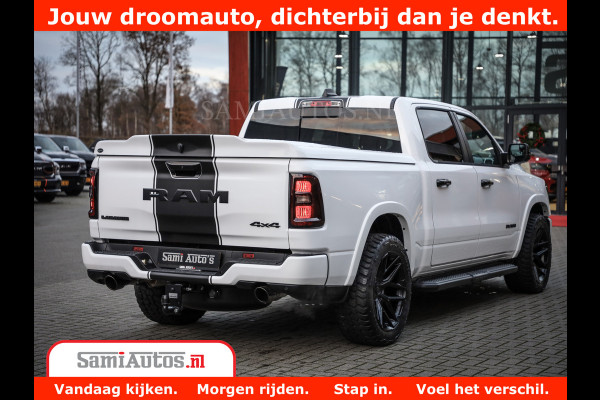 Dodge Ram 1500 Laramie Night | Face Lift | 420Pk 636 Nn | Extra Groot Scherm + Passagiers Scherm | Comfortabele Dubbele Cabine met Royale 5 Zitplaatsen | Nu Leverbaar uit Voorraad | Voorraad Nr 2223 - 5047