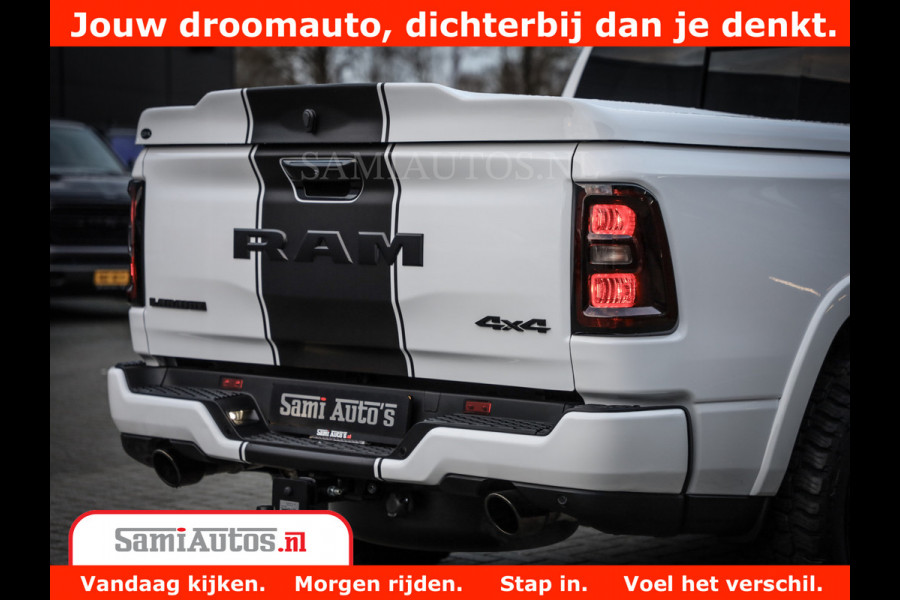 Dodge Ram 1500 Laramie Night | Face Lift | 420Pk 636 Nn | Extra Groot Scherm + Passagiers Scherm | Comfortabele Dubbele Cabine met Royale 5 Zitplaatsen | Nu Leverbaar uit Voorraad | Voorraad Nr 2223 - 5047