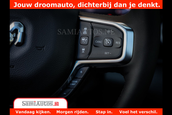 Dodge Ram 1500 Laramie Night | Face Lift | 420Pk 636 Nn | Extra Groot Scherm + Passagiers Scherm | Comfortabele Dubbele Cabine met Royale 5 Zitplaatsen | Nu Leverbaar uit Voorraad | Voorraad Nr 2223 - 5047