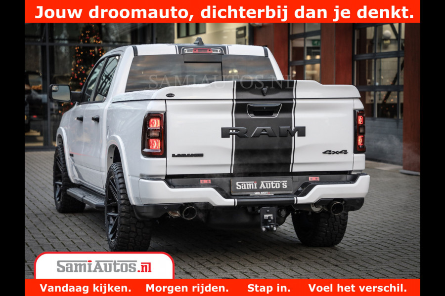 Dodge Ram 1500 Laramie Night | Face Lift | 420Pk 636 Nn | Extra Groot Scherm + Passagiers Scherm | Comfortabele Dubbele Cabine met Royale 5 Zitplaatsen | Nu Leverbaar uit Voorraad | Voorraad Nr 2223 - 5047