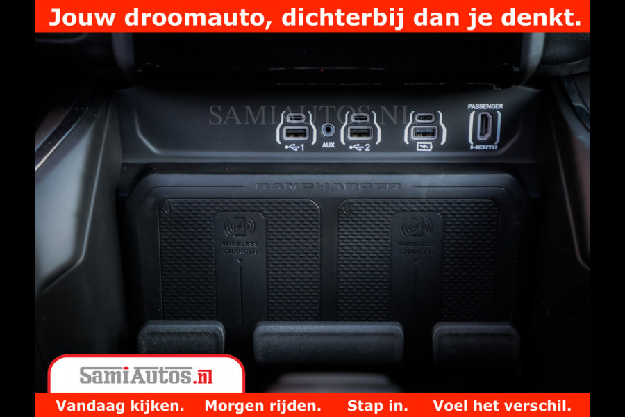 Dodge Ram 1500 Laramie Night | Face Lift | 420Pk 636 Nn | Extra Groot Scherm + Passagiers Scherm | Comfortabele Dubbele Cabine met Royale 5 Zitplaatsen | Nu Leverbaar uit Voorraad | Voorraad Nr 2223 - 5047
