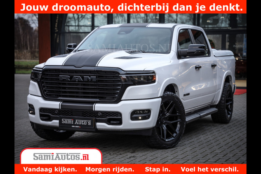 Dodge Ram 1500 Laramie Night | Face Lift | 420Pk 636 Nn | Extra Groot Scherm + Passagiers Scherm | Comfortabele Dubbele Cabine met Royale 5 Zitplaatsen | Nu Leverbaar uit Voorraad | Voorraad Nr 2223 - 5047