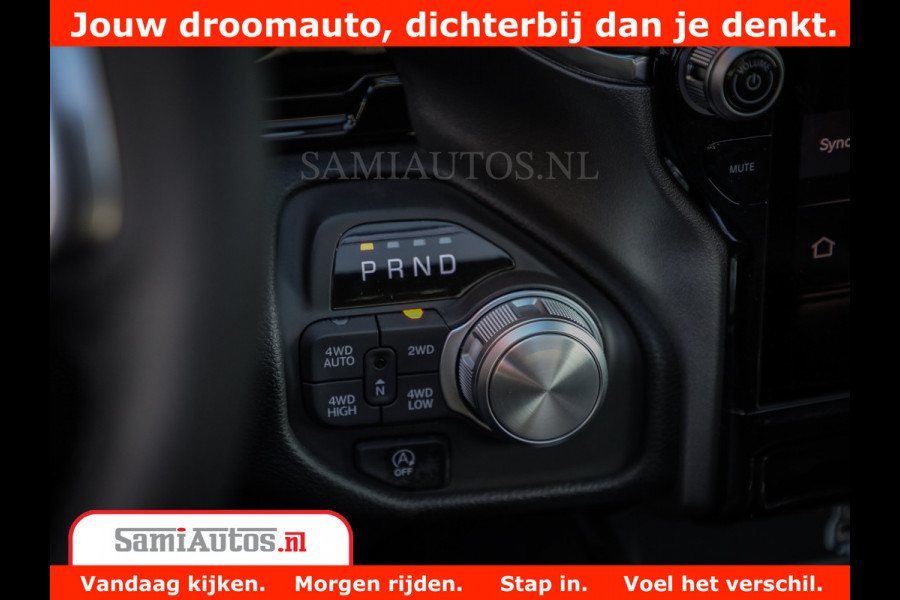 Dodge Ram 1500 Laramie Night | Face Lift | 420Pk 636 Nn | Extra Groot Scherm + Passagiers Scherm | Comfortabele Dubbele Cabine met Royale 5 Zitplaatsen | Nu Leverbaar uit Voorraad | Voorraad Nr 2223 - 5047