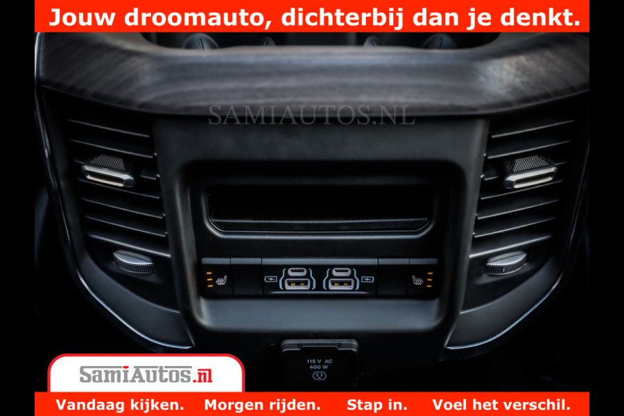 Dodge Ram 1500 Laramie Night | Face Lift | 420Pk 636 Nn | Extra Groot Scherm + Passagiers Scherm | Comfortabele Dubbele Cabine met Royale 5 Zitplaatsen | Nu Leverbaar uit Voorraad | Voorraad Nr 2223 - 5047
