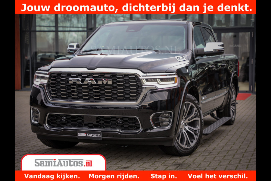 Dodge Ram 1500 Tungsten | De Meest Luxe Pick-Up op de Markt | 540 Pk 706 Nm | Exclusieve en Kracht | Comfortabele Dubbele Cabine met Royale 5 Zitplaatsen | BPM vrij | Nu Leverbaar uit Voorraad | Voorraad Nr 2321 - 8586