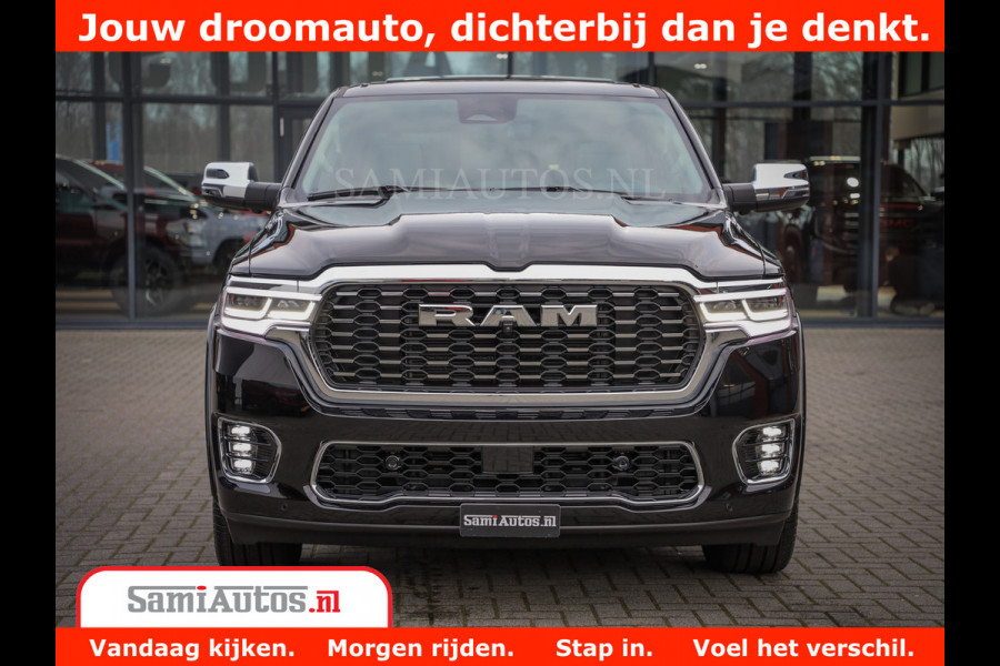 Dodge Ram 1500 Tungsten | De Meest Luxe Pick-Up op de Markt | 540 Pk 706 Nm | Exclusieve en Kracht | Comfortabele Dubbele Cabine met Royale 5 Zitplaatsen | BPM vrij | Nu Leverbaar uit Voorraad | Voorraad Nr 2321 - 8586