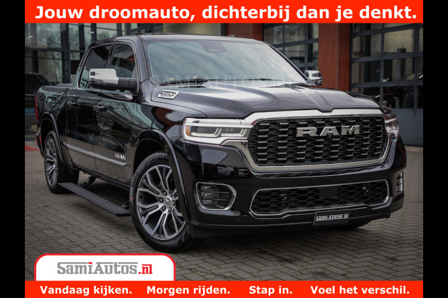 Dodge Ram 1500 Tungsten | De Meest Luxe Pick-Up op de Markt | 540 Pk 706 Nm | Exclusieve en Kracht | Comfortabele Dubbele Cabine met Royale 5 Zitplaatsen | BPM vrij | Nu Leverbaar uit Voorraad | Voorraad Nr 2321 - 8586
