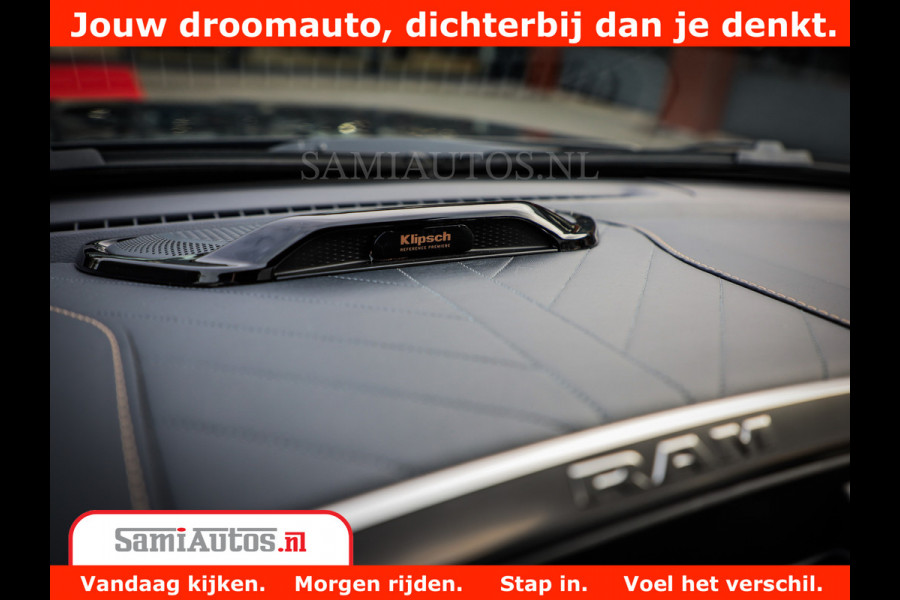 Dodge Ram 1500 Tungsten | De Meest Luxe Pick-Up op de Markt | 540 Pk 706 Nm | Exclusieve en Kracht | Comfortabele Dubbele Cabine met Royale 5 Zitplaatsen | BPM vrij | Nu Leverbaar uit Voorraad | Voorraad Nr 2321 - 8586
