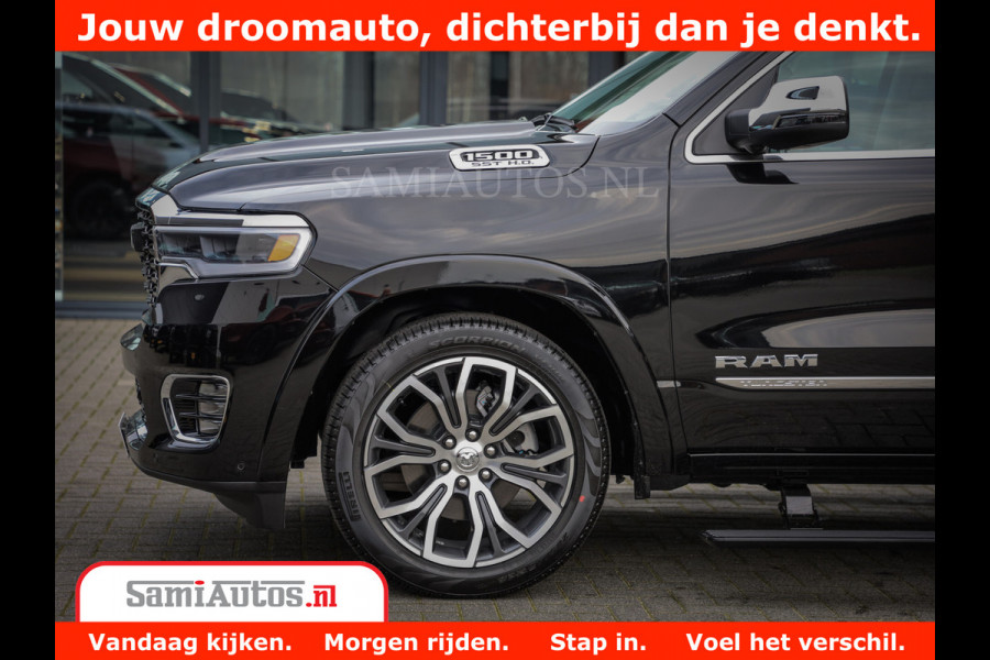 Dodge Ram 1500 Tungsten | De Meest Luxe Pick-Up op de Markt | 540 Pk 706 Nm | Exclusieve en Kracht | Comfortabele Dubbele Cabine met Royale 5 Zitplaatsen | BPM vrij | Nu Leverbaar uit Voorraad | Voorraad Nr 2321 - 8586