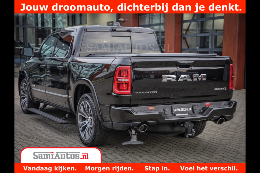 Dodge Ram 1500 Tungsten | De Meest Luxe Pick-Up op de Markt | 540 Pk 706 Nm | Exclusieve en Kracht | Comfortabele Dubbele Cabine met Royale 5 Zitplaatsen | BPM vrij | Nu Leverbaar uit Voorraad | Voorraad Nr 2321 - 8586