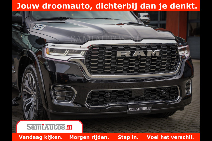 Dodge Ram 1500 Tungsten | De Meest Luxe Pick-Up op de Markt | 540 Pk 706 Nm | Exclusieve en Kracht | Comfortabele Dubbele Cabine met Royale 5 Zitplaatsen | BPM vrij | Nu Leverbaar uit Voorraad | Voorraad Nr 2321 - 8586