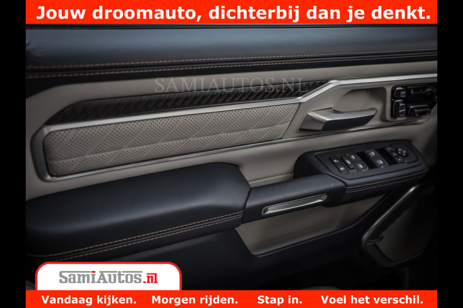 Dodge Ram 1500 Tungsten | De Meest Luxe Pick-Up op de Markt | 540 Pk 706 Nm | Exclusieve en Kracht | Comfortabele Dubbele Cabine met Royale 5 Zitplaatsen | BPM vrij | Nu Leverbaar uit Voorraad | Voorraad Nr 2321 - 8586