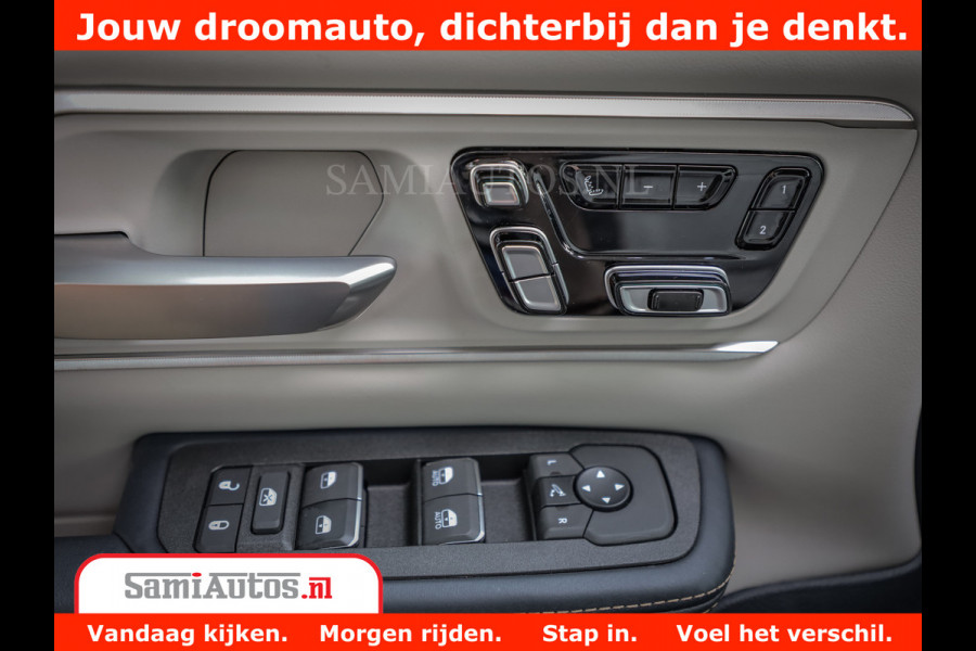 Dodge Ram 1500 Tungsten | De Meest Luxe Pick-Up op de Markt | 540 Pk 706 Nm | Exclusieve en Kracht | Comfortabele Dubbele Cabine met Royale 5 Zitplaatsen | BPM vrij | Nu Leverbaar uit Voorraad | Voorraad Nr 2321 - 8586