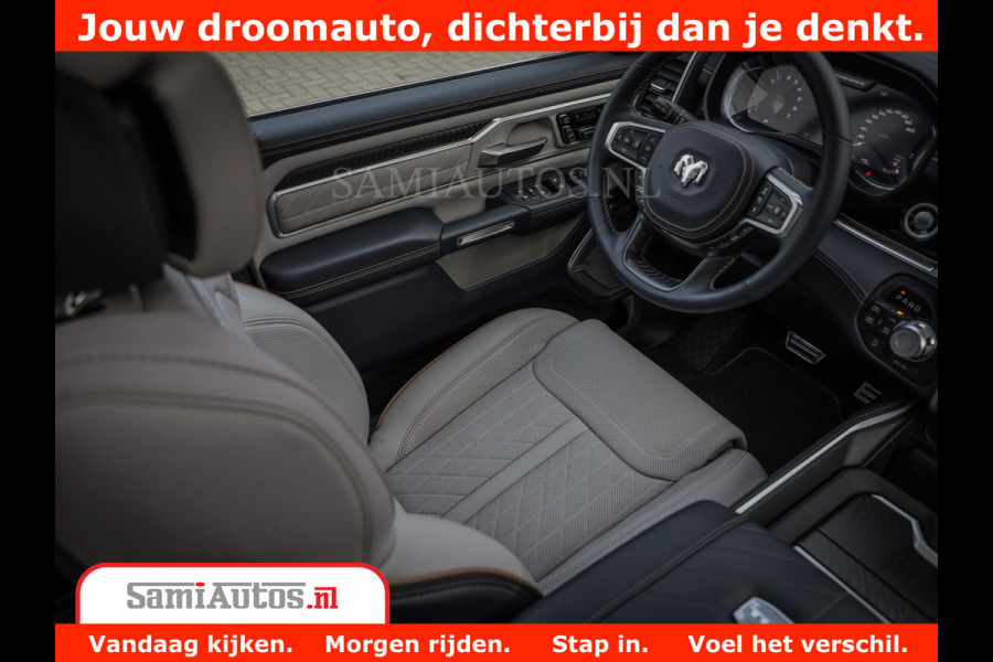 Dodge Ram 1500 Tungsten | De Meest Luxe Pick-Up op de Markt | 540 Pk 706 Nm | Exclusieve en Kracht | Comfortabele Dubbele Cabine met Royale 5 Zitplaatsen | BPM vrij | Nu Leverbaar uit Voorraad | Voorraad Nr 2321 - 8586