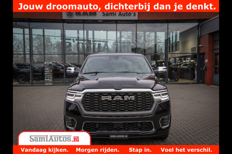 Dodge Ram 1500 Tungsten | De Meest Luxe Pick-Up op de Markt | 540 Pk 706 Nm | Exclusieve en Kracht | Comfortabele Dubbele Cabine met Royale 5 Zitplaatsen | BPM vrij | Nu Leverbaar uit Voorraad | Voorraad Nr 2321 - 8586