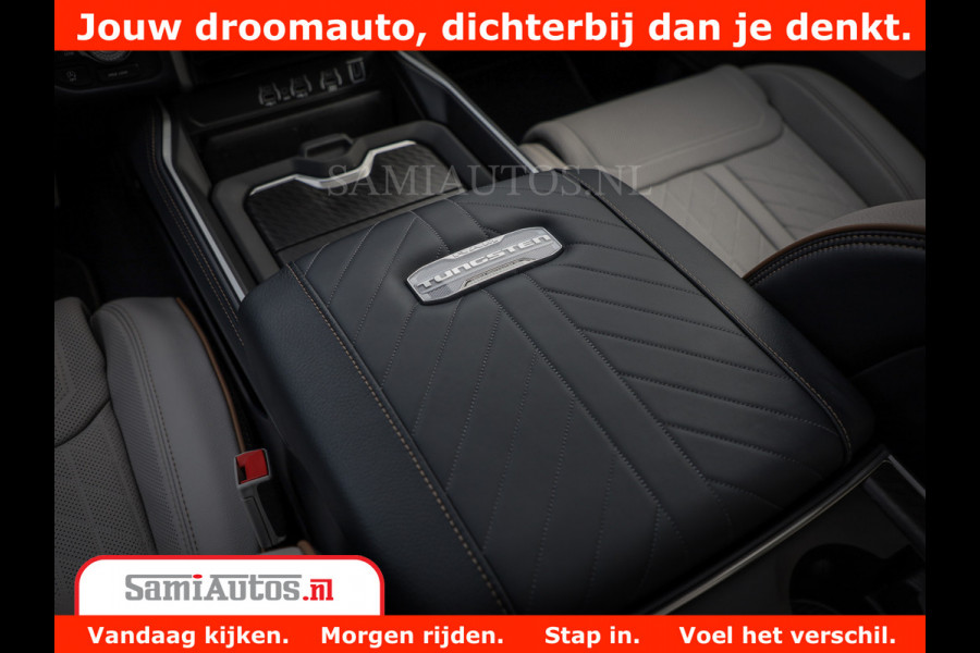 Dodge Ram 1500 Tungsten | De Meest Luxe Pick-Up op de Markt | 540 Pk 706 Nm | Exclusieve en Kracht | Comfortabele Dubbele Cabine met Royale 5 Zitplaatsen | BPM vrij | Nu Leverbaar uit Voorraad | Voorraad Nr 2321 - 8586