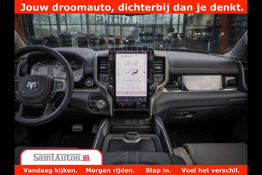 Dodge Ram 1500 Tungsten | De Meest Luxe Pick-Up op de Markt | 540 Pk 706 Nm | Exclusieve en Kracht | Comfortabele Dubbele Cabine met Royale 5 Zitplaatsen | BPM vrij | Nu Leverbaar uit Voorraad | Voorraad Nr 2321 - 8586