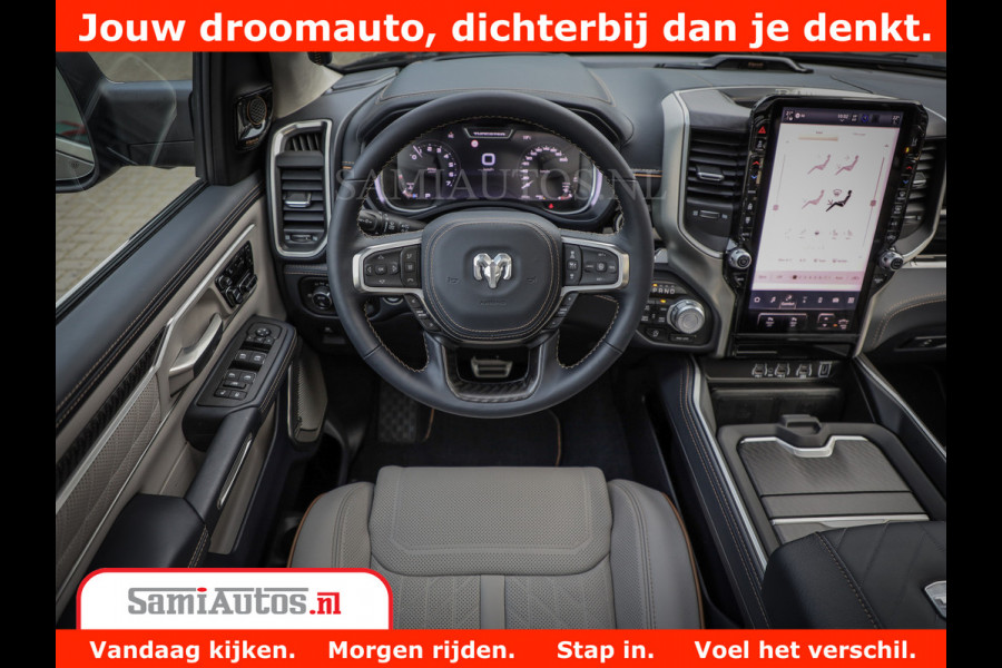 Dodge Ram 1500 Tungsten | De Meest Luxe Pick-Up op de Markt | 540 Pk 706 Nm | Exclusieve en Kracht | Comfortabele Dubbele Cabine met Royale 5 Zitplaatsen | BPM vrij | Nu Leverbaar uit Voorraad | Voorraad Nr 2321 - 8586