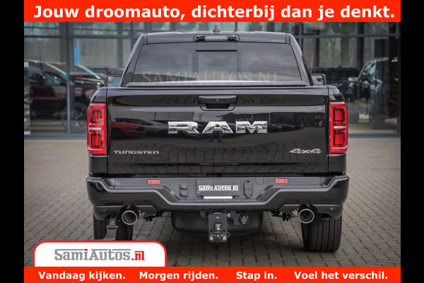 Dodge Ram 1500 Tungsten | De Meest Luxe Pick-Up op de Markt | 540 Pk 706 Nm | Exclusieve en Kracht | Comfortabele Dubbele Cabine met Royale 5 Zitplaatsen | BPM vrij | Nu Leverbaar uit Voorraad | Voorraad Nr 2321 - 8586
