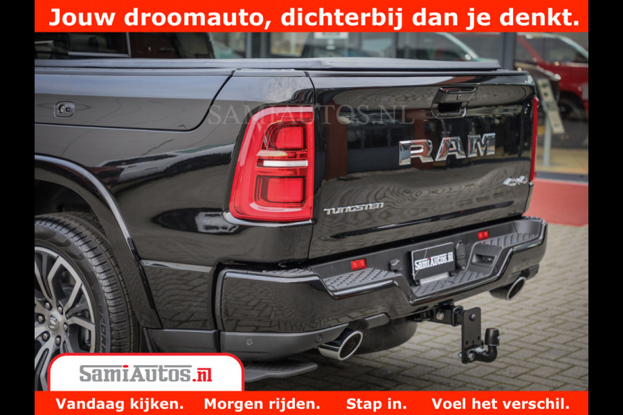 Dodge Ram 1500 Tungsten | De Meest Luxe Pick-Up op de Markt | 540 Pk 706 Nm | Exclusieve en Kracht | Comfortabele Dubbele Cabine met Royale 5 Zitplaatsen | BPM vrij | Nu Leverbaar uit Voorraad | Voorraad Nr 2321 - 8586