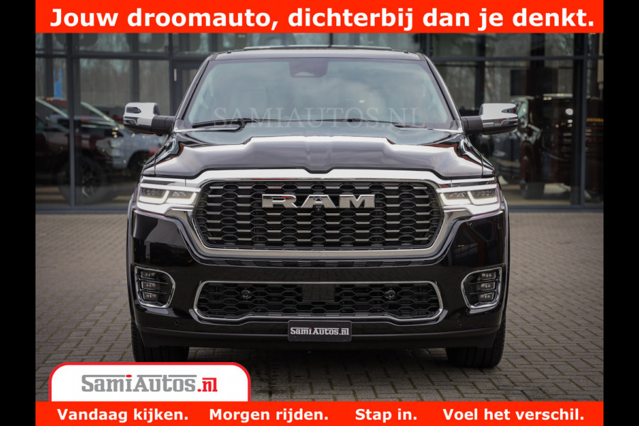 Dodge Ram 1500 Tungsten | De Meest Luxe Pick-Up op de Markt | 540 Pk 706 Nm | Exclusieve en Kracht | Comfortabele Dubbele Cabine met Royale 5 Zitplaatsen | BPM vrij | Nu Leverbaar uit Voorraad | Voorraad Nr 2321 - 8586