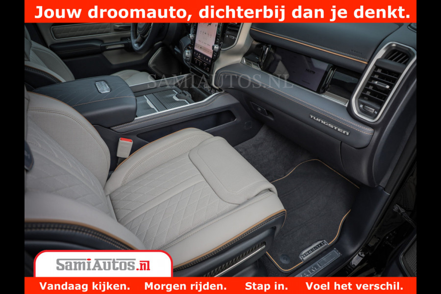 Dodge Ram 1500 Tungsten | De Meest Luxe Pick-Up op de Markt | 540 Pk 706 Nm | Exclusieve en Kracht | Comfortabele Dubbele Cabine met Royale 5 Zitplaatsen | BPM vrij | Nu Leverbaar uit Voorraad | Voorraad Nr 2321 - 8586
