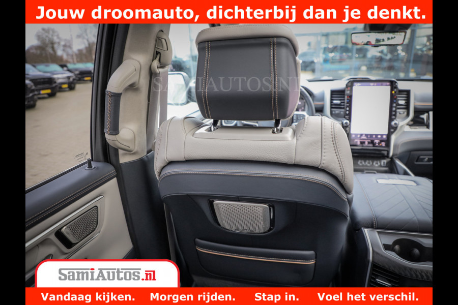 Dodge Ram 1500 Tungsten | De Meest Luxe Pick-Up op de Markt | 540 Pk 706 Nm | Exclusieve en Kracht | Comfortabele Dubbele Cabine met Royale 5 Zitplaatsen | BPM vrij | Nu Leverbaar uit Voorraad | Voorraad Nr 2321 - 8586