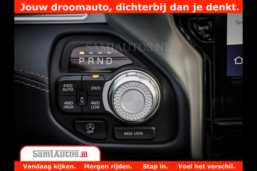 Dodge Ram 1500 Tungsten | De Meest Luxe Pick-Up op de Markt | 540 Pk 706 Nm | Exclusieve en Kracht | Comfortabele Dubbele Cabine met Royale 5 Zitplaatsen | BPM vrij | Nu Leverbaar uit Voorraad | Voorraad Nr 2321 - 8586