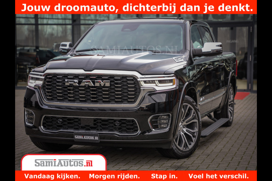 Dodge Ram 1500 Tungsten | De Meest Luxe Pick-Up op de Markt | 540 Pk 706 Nm | Exclusieve en Kracht | Comfortabele Dubbele Cabine met Royale 5 Zitplaatsen | BPM vrij | Nu Leverbaar uit Voorraad | Voorraad Nr 2321 - 8586