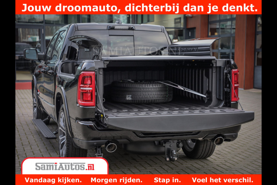 Dodge Ram 1500 Tungsten | De Meest Luxe Pick-Up op de Markt | 540 Pk 706 Nm | Exclusieve en Kracht | Comfortabele Dubbele Cabine met Royale 5 Zitplaatsen | BPM vrij | Nu Leverbaar uit Voorraad | Voorraad Nr 2321 - 8586