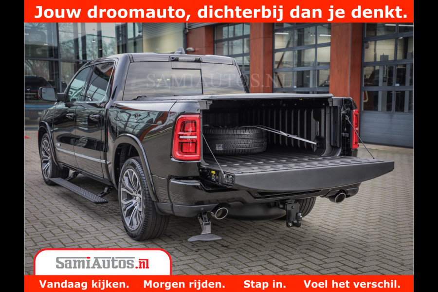 Dodge Ram 1500 Tungsten | De Meest Luxe Pick-Up op de Markt | 540 Pk 706 Nm | Exclusieve en Kracht | Comfortabele Dubbele Cabine met Royale 5 Zitplaatsen | BPM vrij | Nu Leverbaar uit Voorraad | Voorraad Nr 2321 - 8586