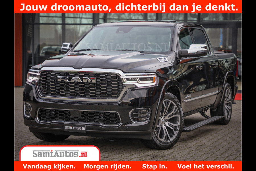 Dodge Ram 1500 Tungsten | De Meest Luxe Pick-Up op de Markt | 540 Pk 706 Nm | Exclusieve en Kracht | Comfortabele Dubbele Cabine met Royale 5 Zitplaatsen | BPM vrij | Nu Leverbaar uit Voorraad | Voorraad Nr 2321 - 8586